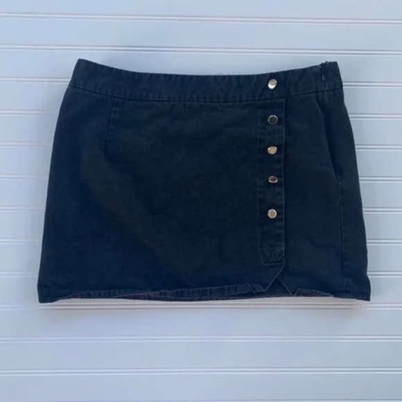 Style Rack Mini Pencil Skirt with Wrap Design - Picture 1 of 5